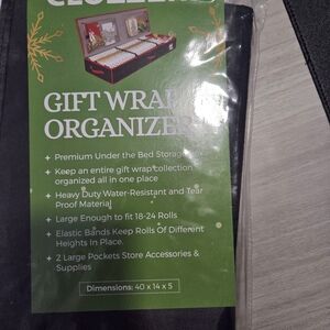 Gift Wrap Organizer - Black